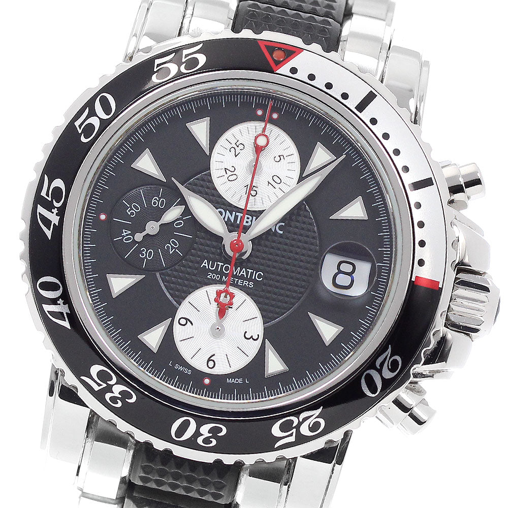 MONTBLANC Meisterstic 7034 Chronograph black Dial Automatic Men's Watch_942560