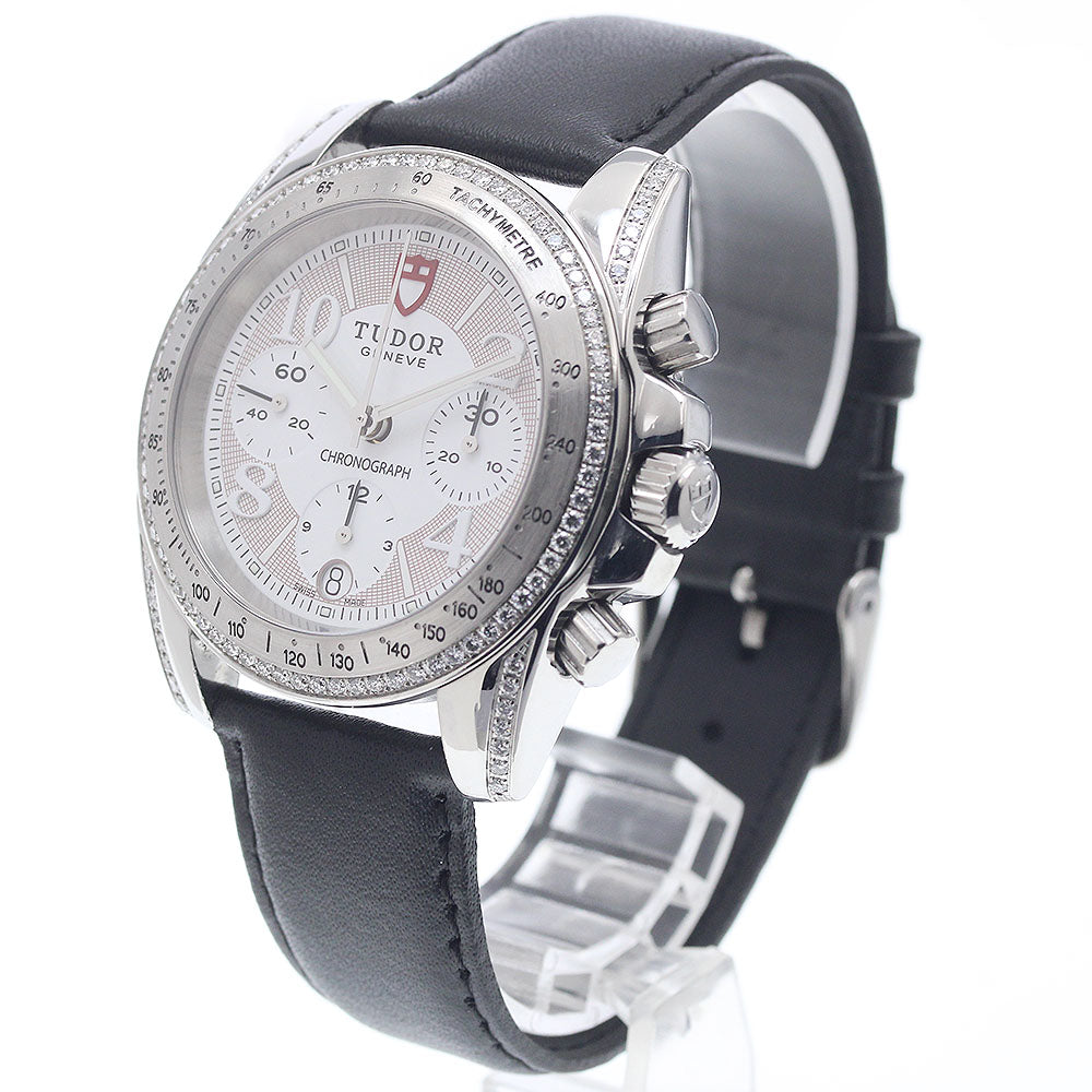 TUDOR Classic 20310 Lug Bezel Diamond Chronograph Automatic Men's Watch_942565