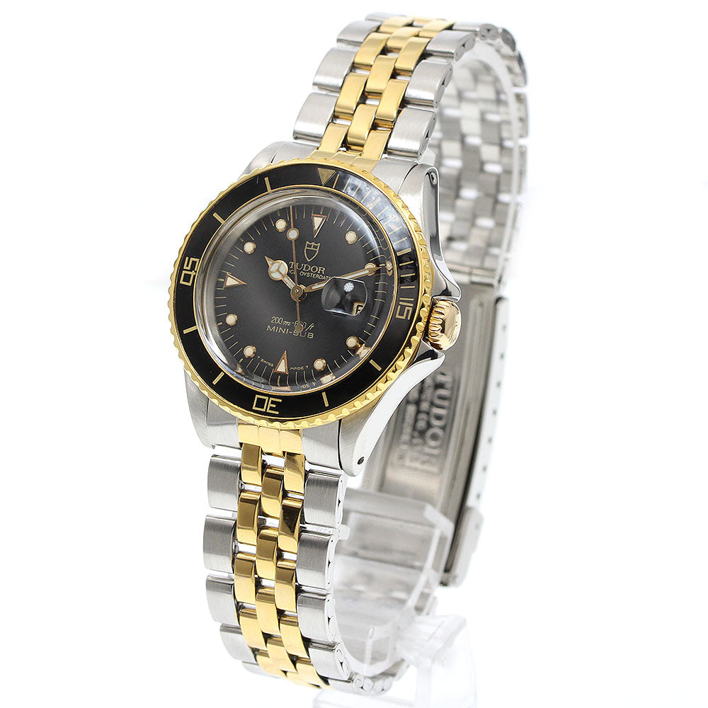 TUDOR Mini Sub Prince Oyster Date 73091 black Dial Automatic Boy's Watch_942567