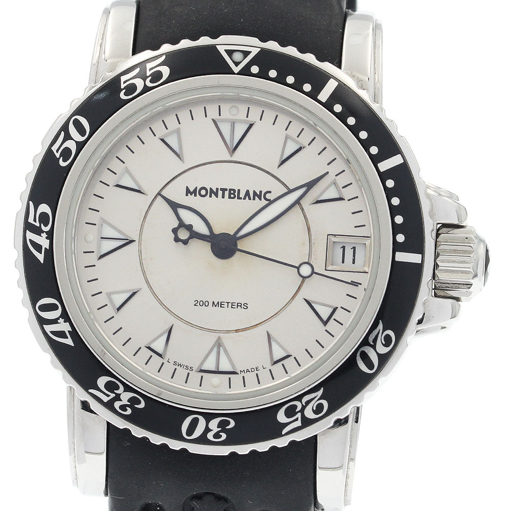 MONTBLANC Meisterstic 7036 Date Silver Dial Quartz Boy's Watch_942571