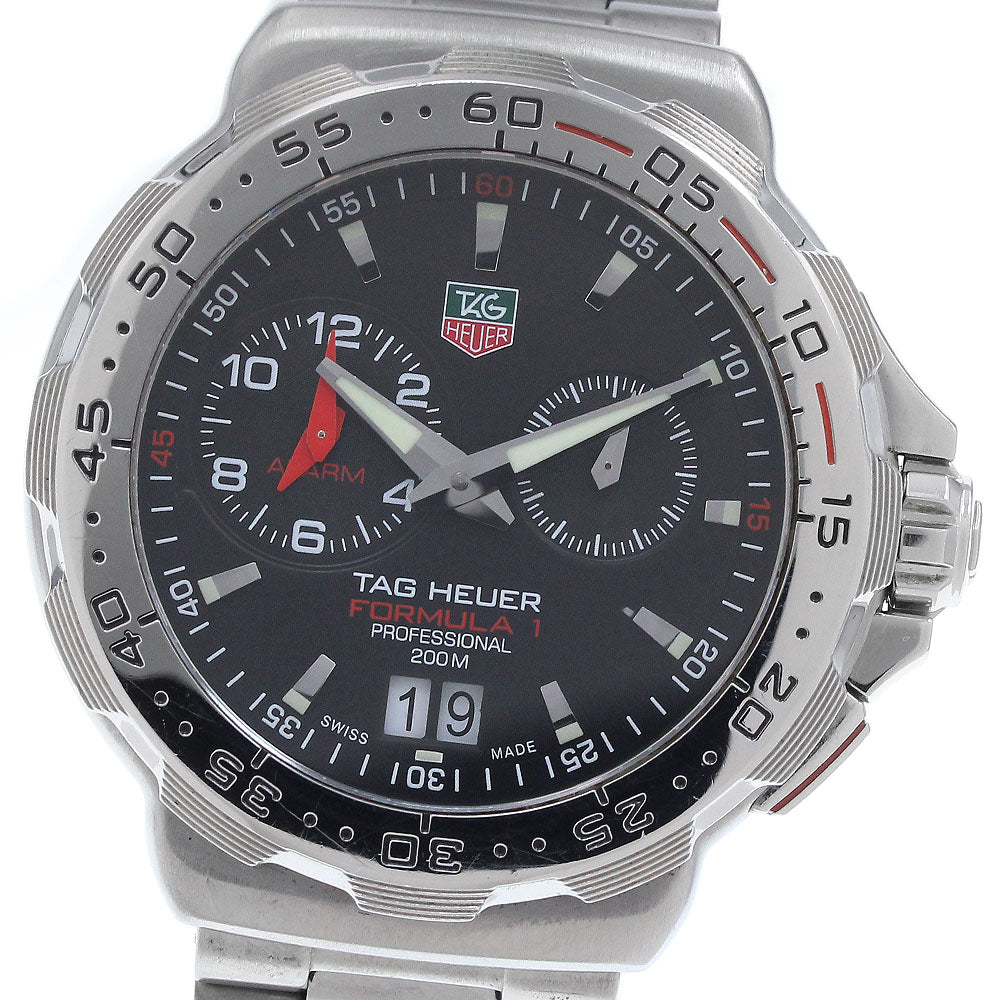 TAG HEUER Formula 1 WAH111C alarm black Dial Quartz Men's Watch_942591