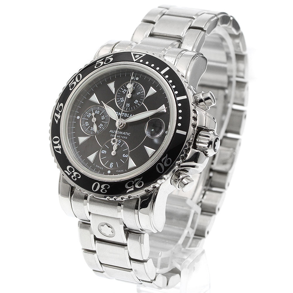 MONTBLANC Meisterstic 7034 Date Chronograph black Dial Automatic Men's_942596