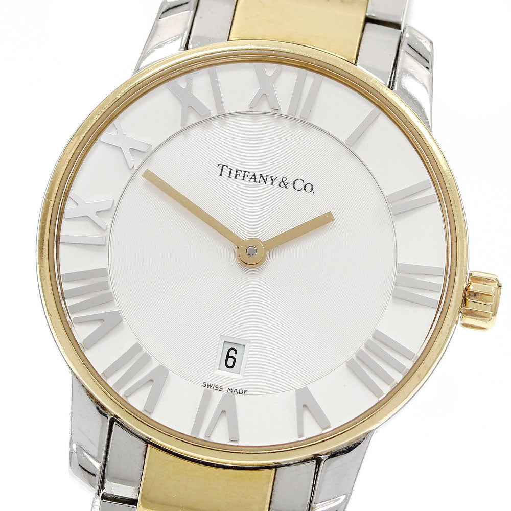 TIFFANY&Co. Atlas Dome Z1830.11.15A21A00A Date Silver Dial Quartz Ladies_942597