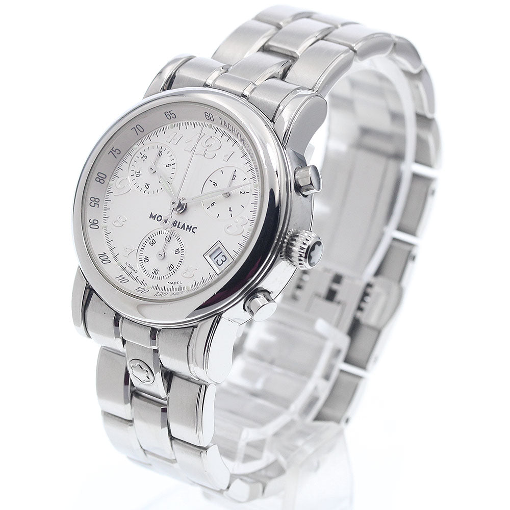 MONTBLANC Meisterstic 7039 Chronograph Silver Dial Quartz Ladies Watch_942606