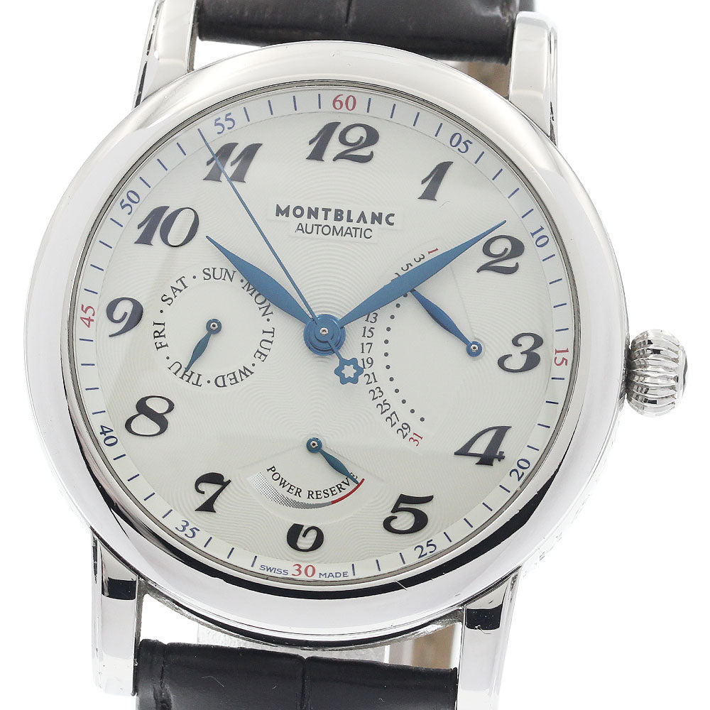 MONTBLANC Star retrograde 106462 Day date Silver Dial Automatic Men's Watch_942614