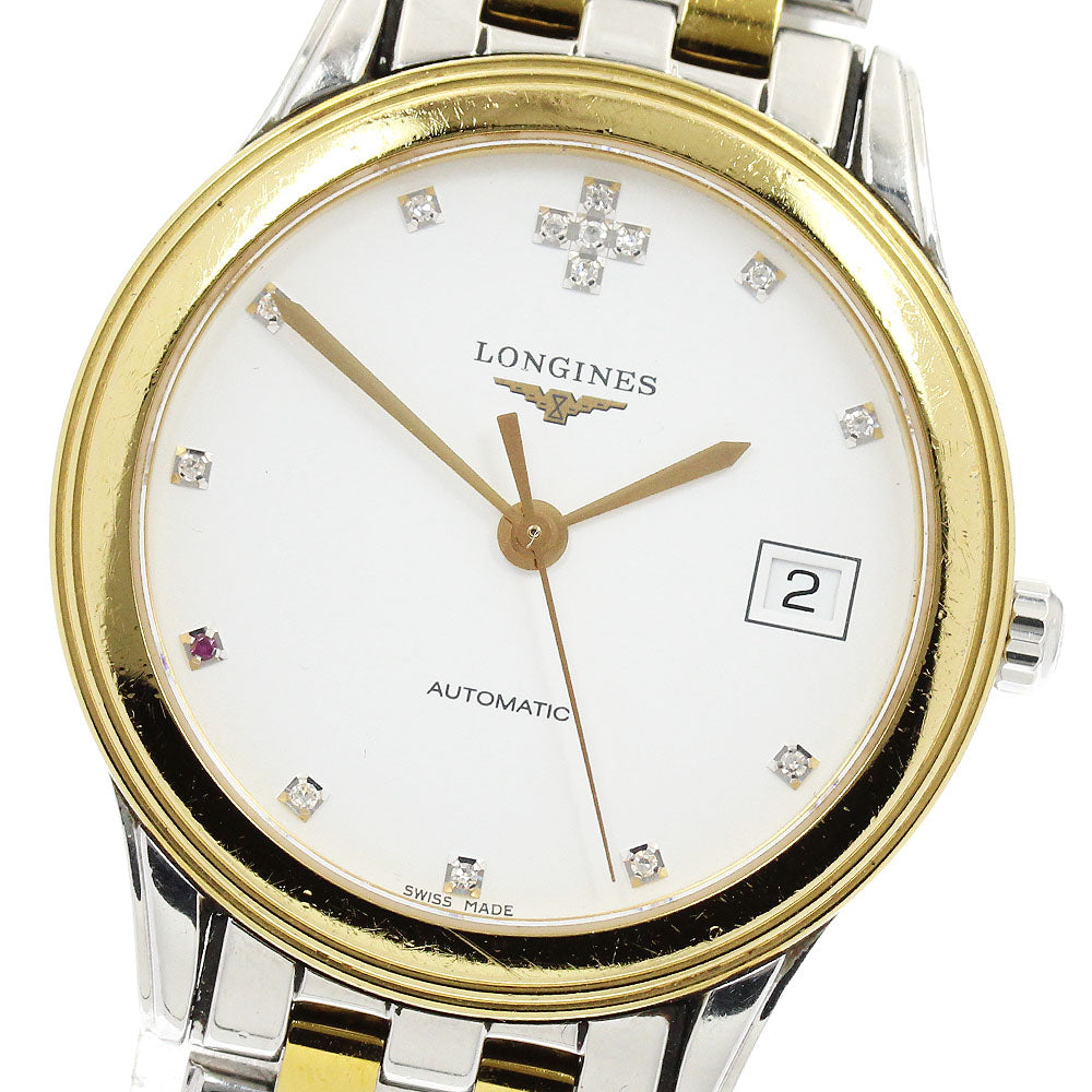 LONGINES Flagship L4.774.3 Date white Dial Automatic Men's Watch_942621