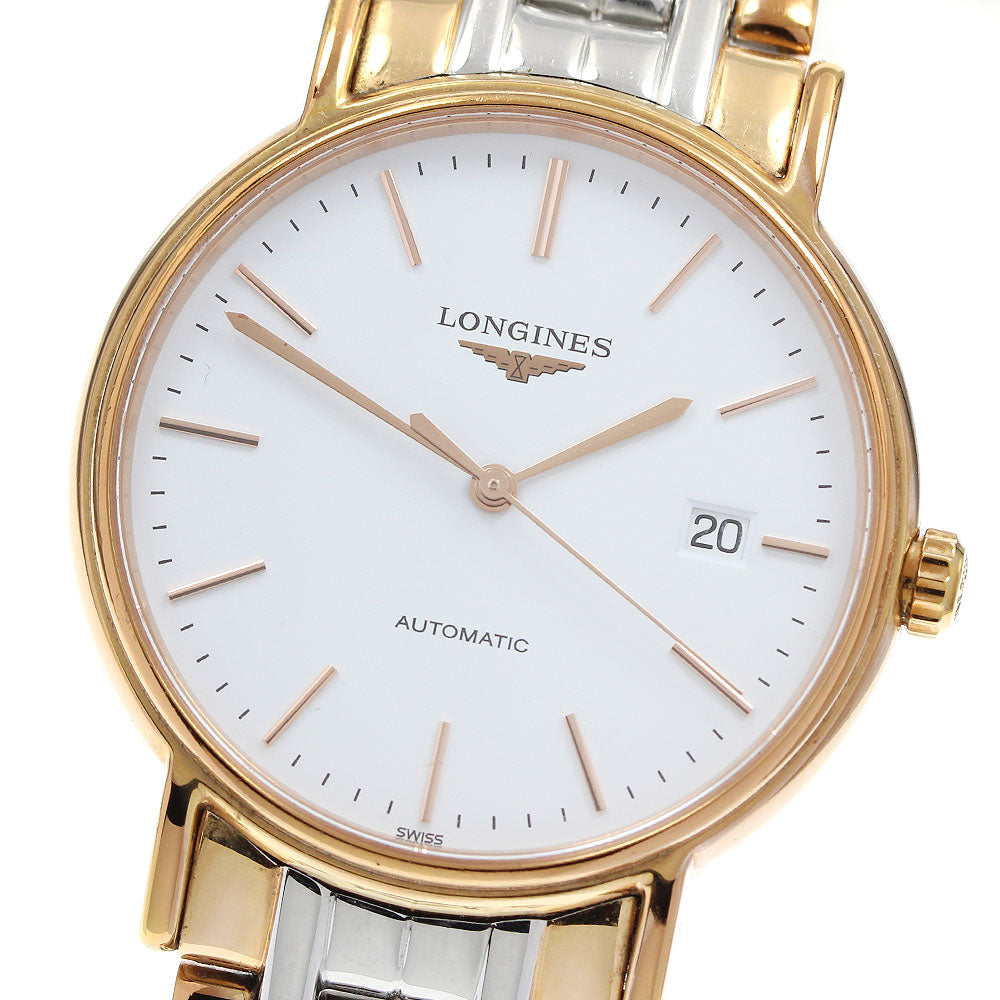 LONGINES Plaisance L4.921.1 Date White Dial Automatic Men's Watch_942622