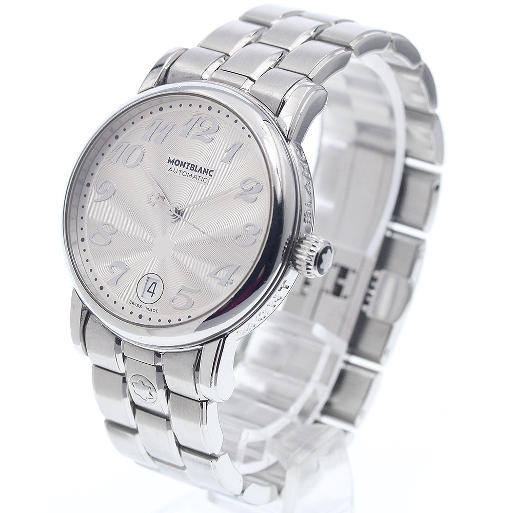 MONTBLANC Meisterstic 7042 Date Silver Dial Automatic Men's Watch_942627