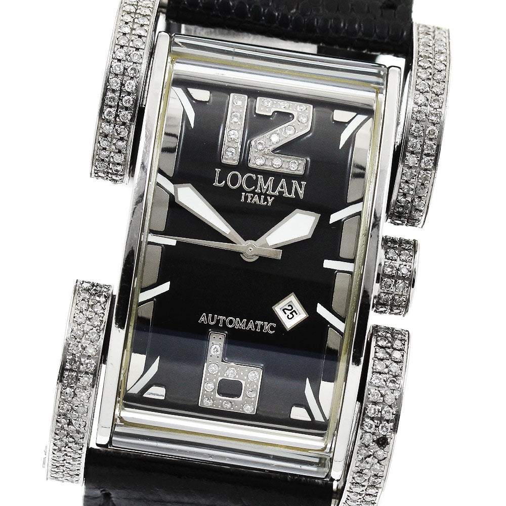 LOCMAN Latin rubber 501 Date diamond black Dial Automatic Men's Watch_942651