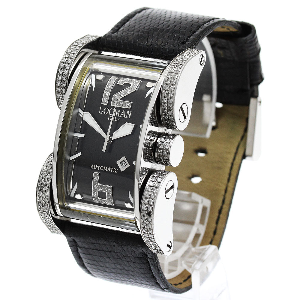 LOCMAN Latin rubber 501 Date diamond black Dial Automatic Men's Watch_942651