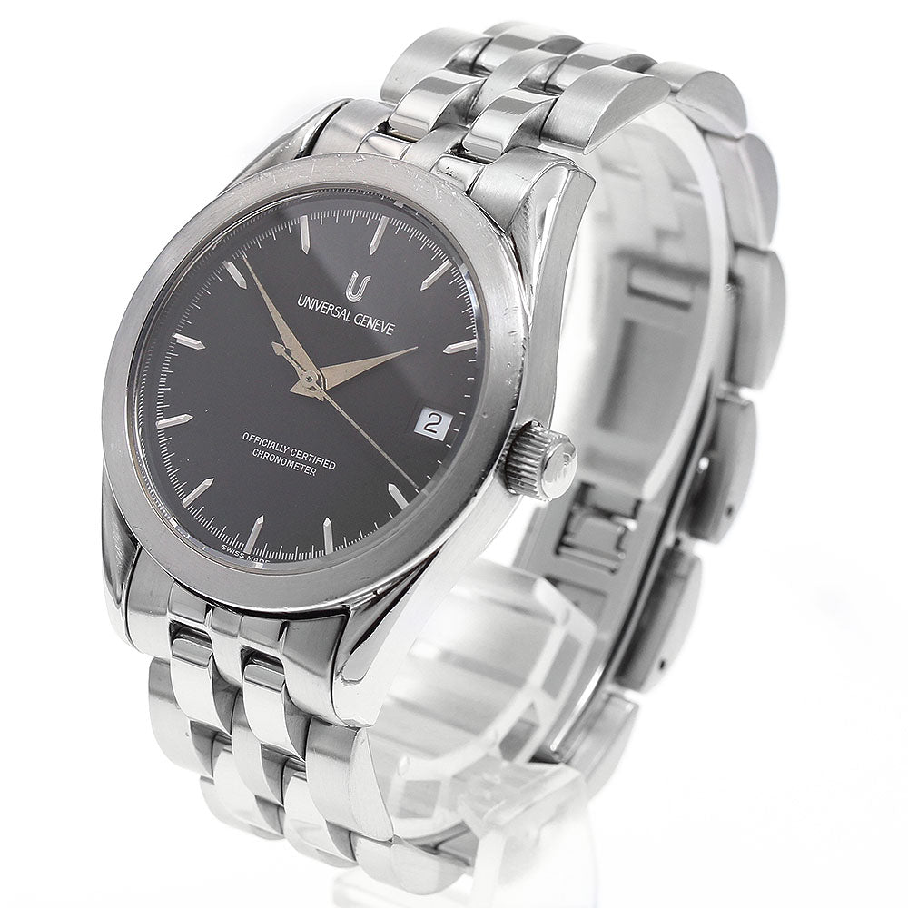 Universal Geneve 871.490 Date chronometer Black Dial Automatic Men's_942657