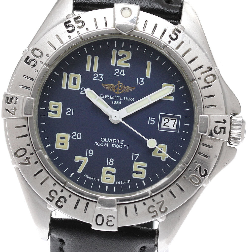 BREITLING Colt A57035 Date Navy Dial Quartz Men's Watch_942659