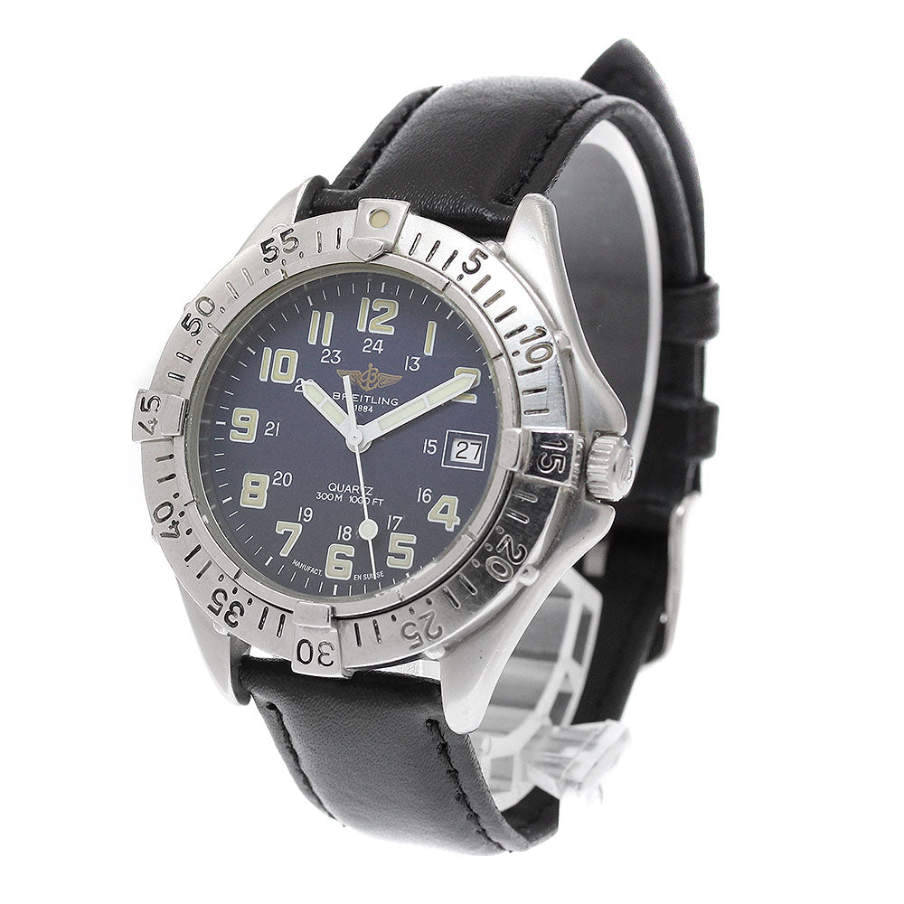 BREITLING Colt A57035 Date Navy Dial Quartz Men's Watch_942659