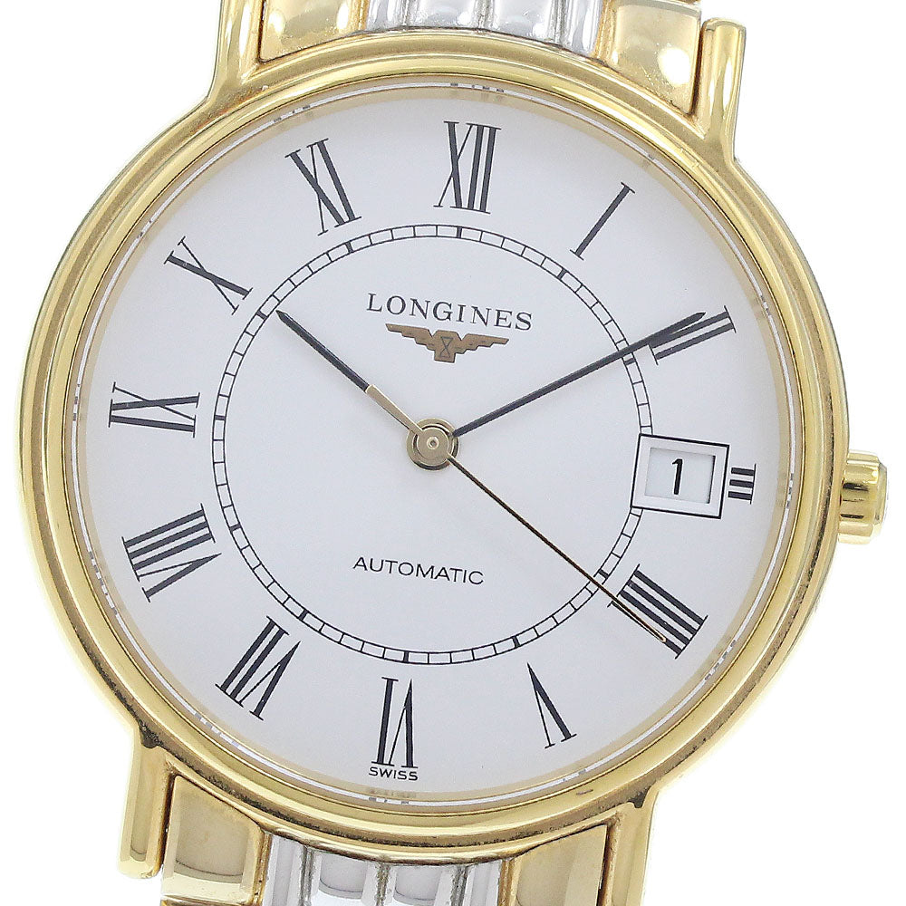 LONGINES Plaisance L4.821.2 Date White Dial Automatic Men's Watch_942665