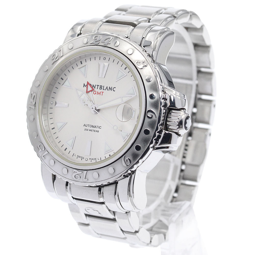 MONTBLANC GMT sports 7061 Date Silver Dial Automatic Men's Watch_942669