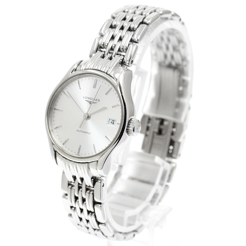 LONGINES Reel L4.360.4 Date Silver Dial Automatic Ladies Watch_942671