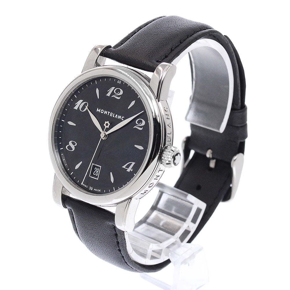 MONTBLANC Meisterstück Stardate 7189 black Dial Quartz Men's Watch_942674