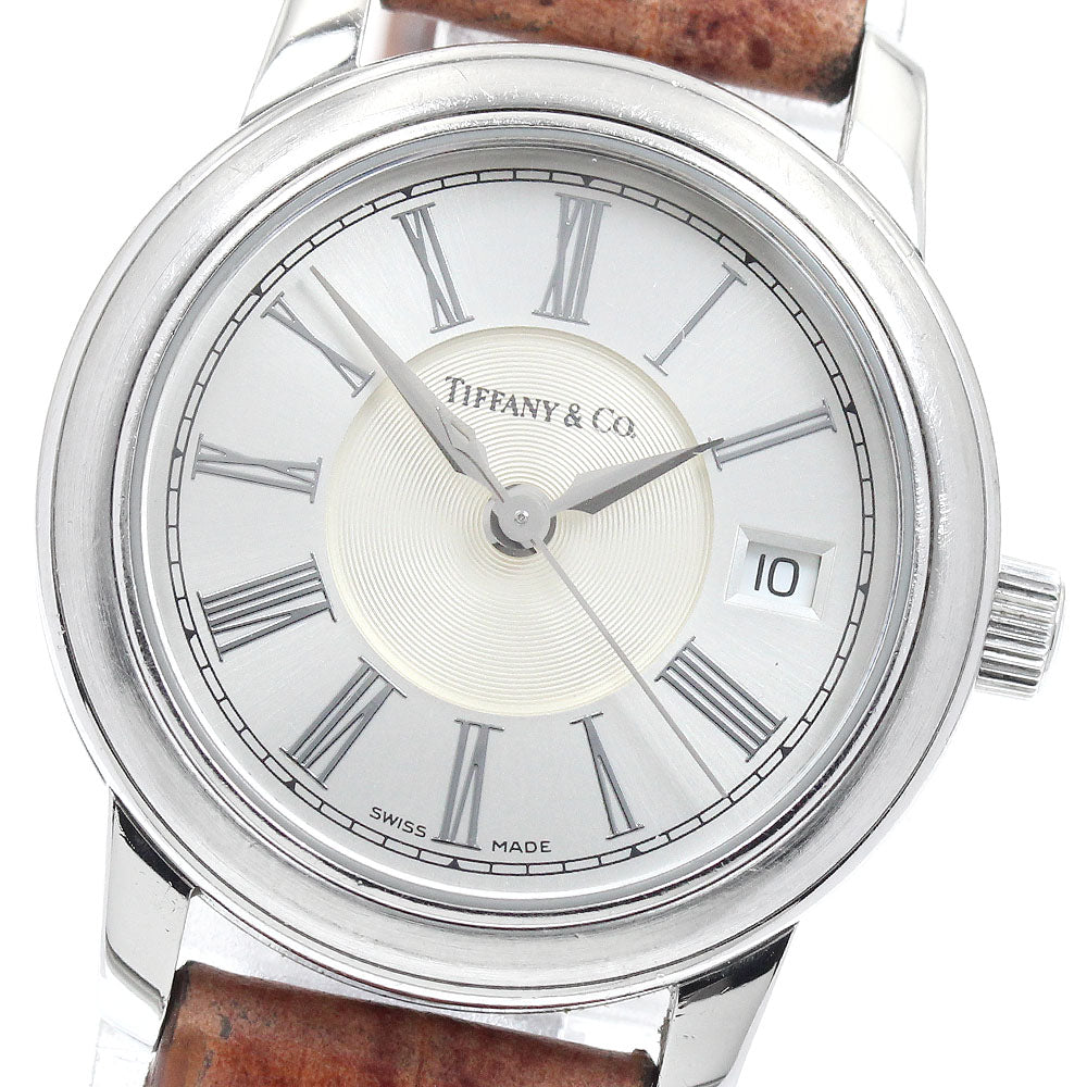 TIFFANY&Co. Mark round Date Silver Dial Automatic Ladies Watch_942686