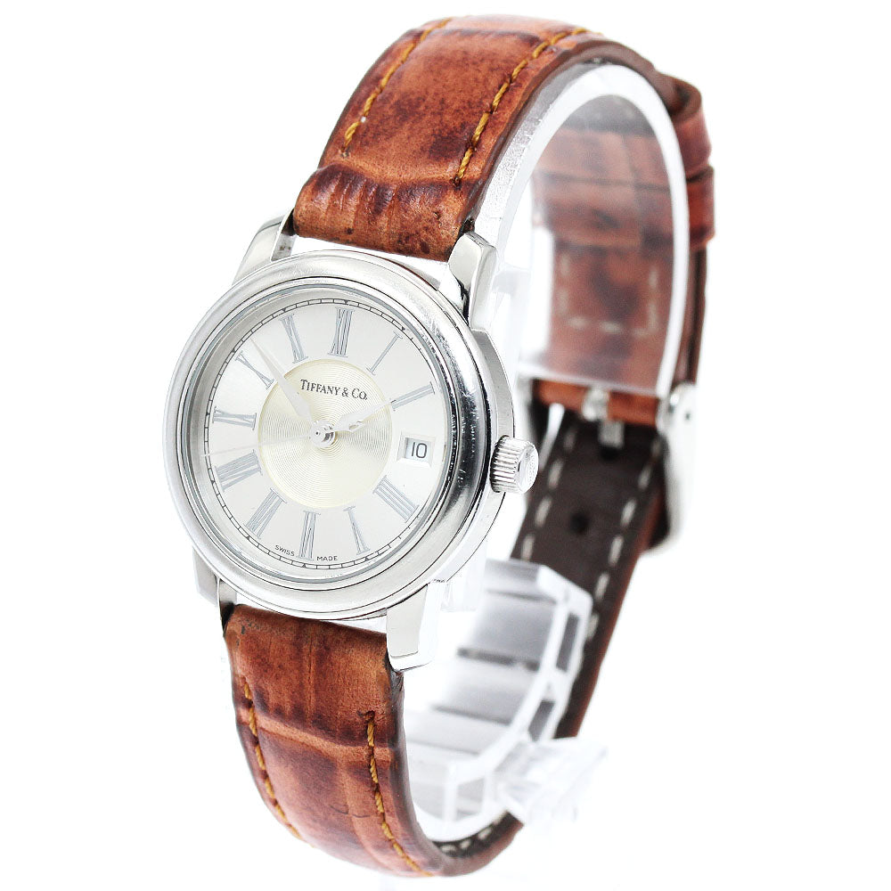 TIFFANY&Co. Mark round Date Silver Dial Automatic Ladies Watch_942686