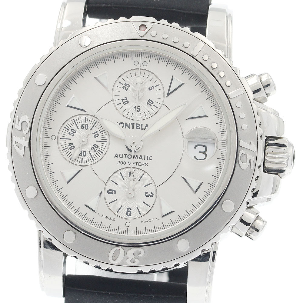 MONTBLANC Meisterstic 7034 Chronograph Silver Dial Automatic Men's Watch_942690