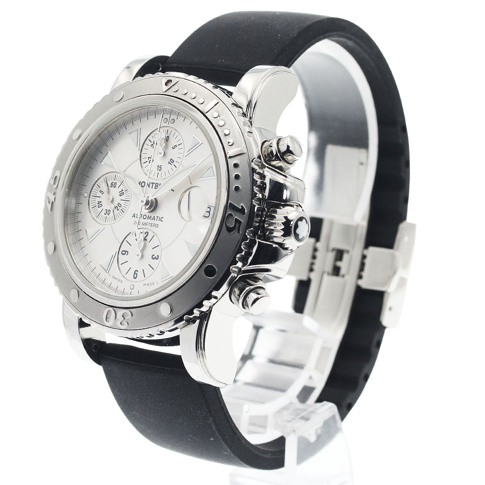 MONTBLANC Meisterstic 7034 Chronograph Silver Dial Automatic Men's Watch_942690