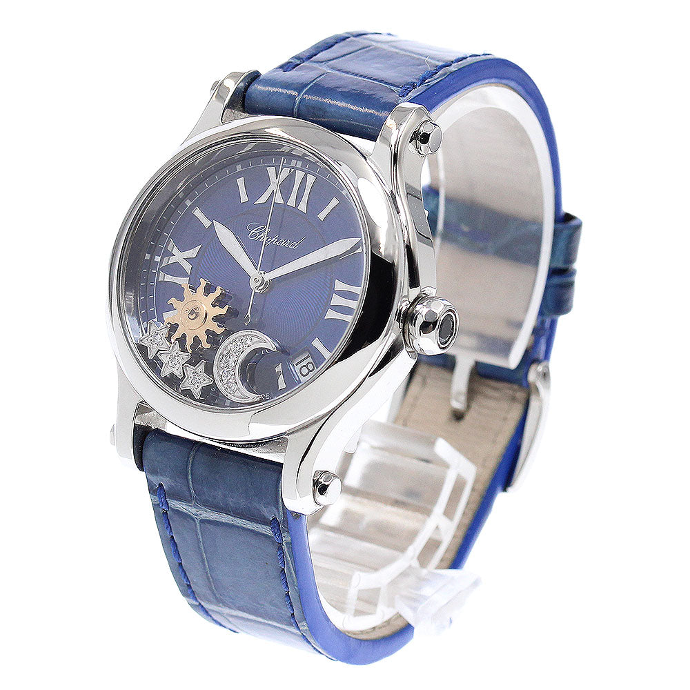 Chopard Happy Sports Sun Moon & Star 278559-3011 Date blue Dial Automatic Boy's Watch_942712