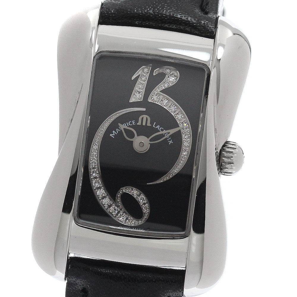 Maurice Lacroix DV5011 diamond black Dial Quartz Ladies Watch_942716