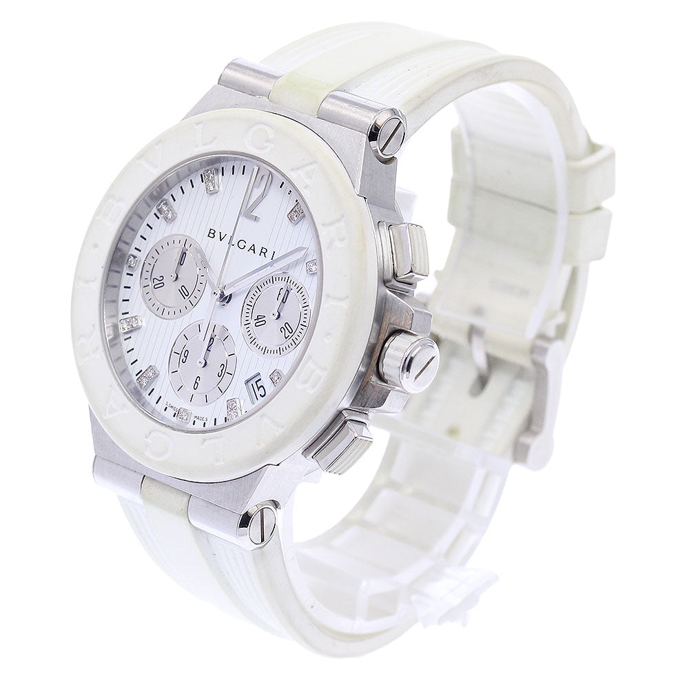 BVLGARI Diagono DG40SCH Chronograph with 19 diamonds Automatic Men's_942728