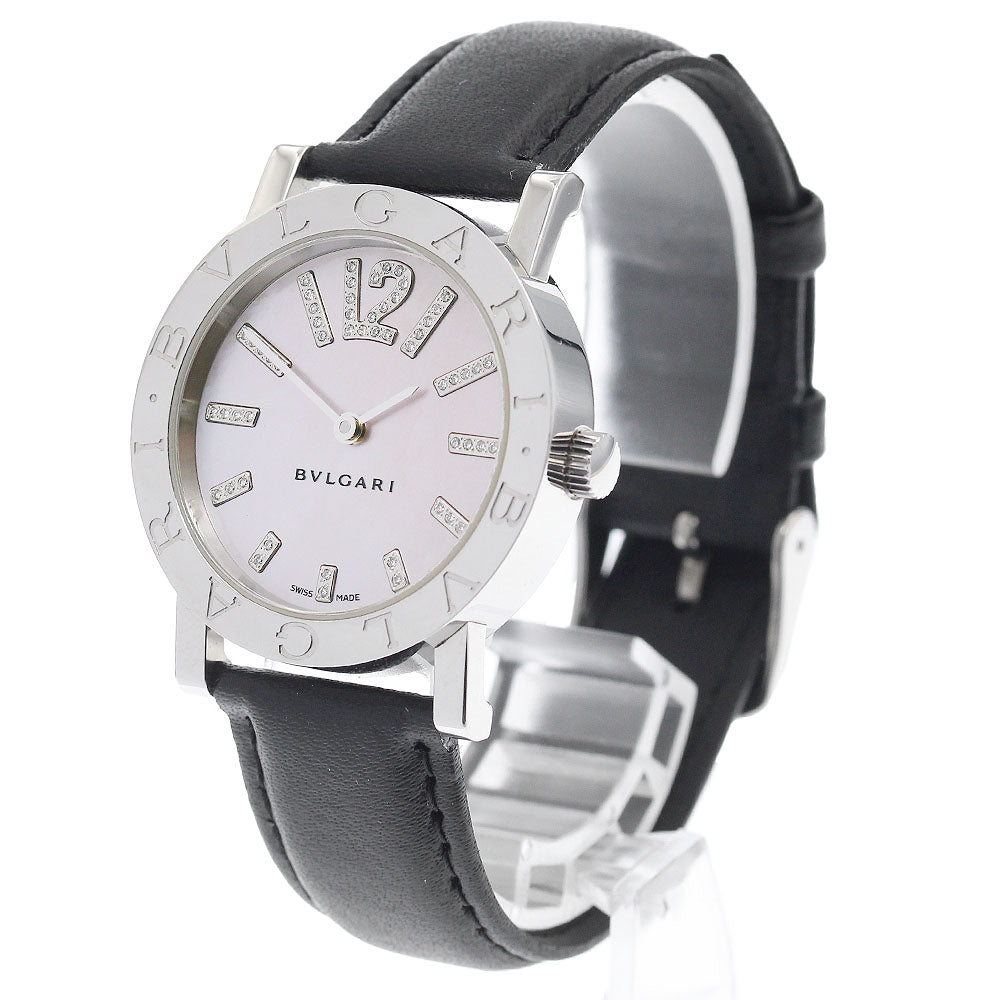BVLGARI BVLGARIBVLGARI BB33SL Diamond index Pink shell Dial Automatic Boy's Watch_942738