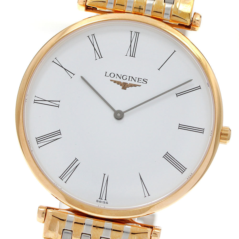 LONGINES Grand classic L4.800.1 white Dial Quartz Men's Watch_942742