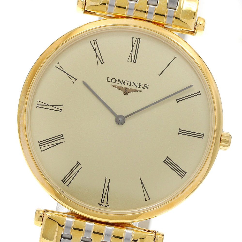 LONGINES Grand classic L4.709.2 gold Dial Quartz Men's Watch_942745