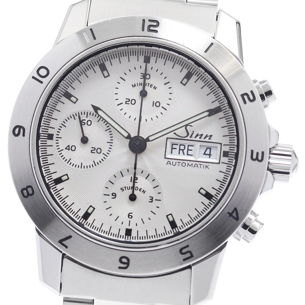 Sinn 303.SILVER.12 Chronograph day date Silver Dial Automatic Men's Watch_942752