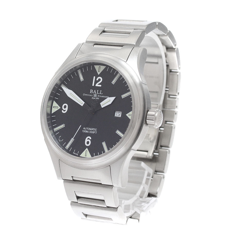 BALLWATCH Stokeman II NM2090C-SJ-BKGR Date black Dial Automatic Men's_942756
