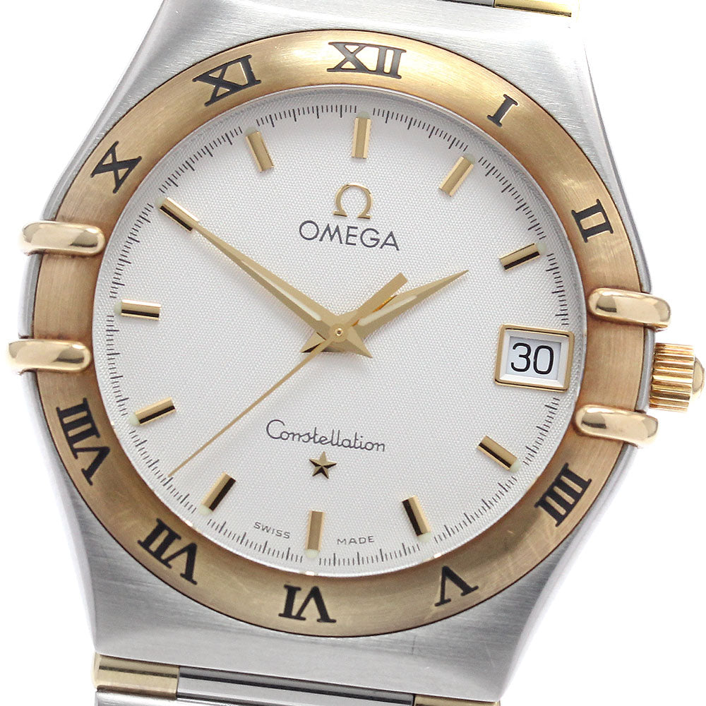 OMEGA Constellation 1312.30 date half bar Silver Dial Quartz Men's Watch_942768