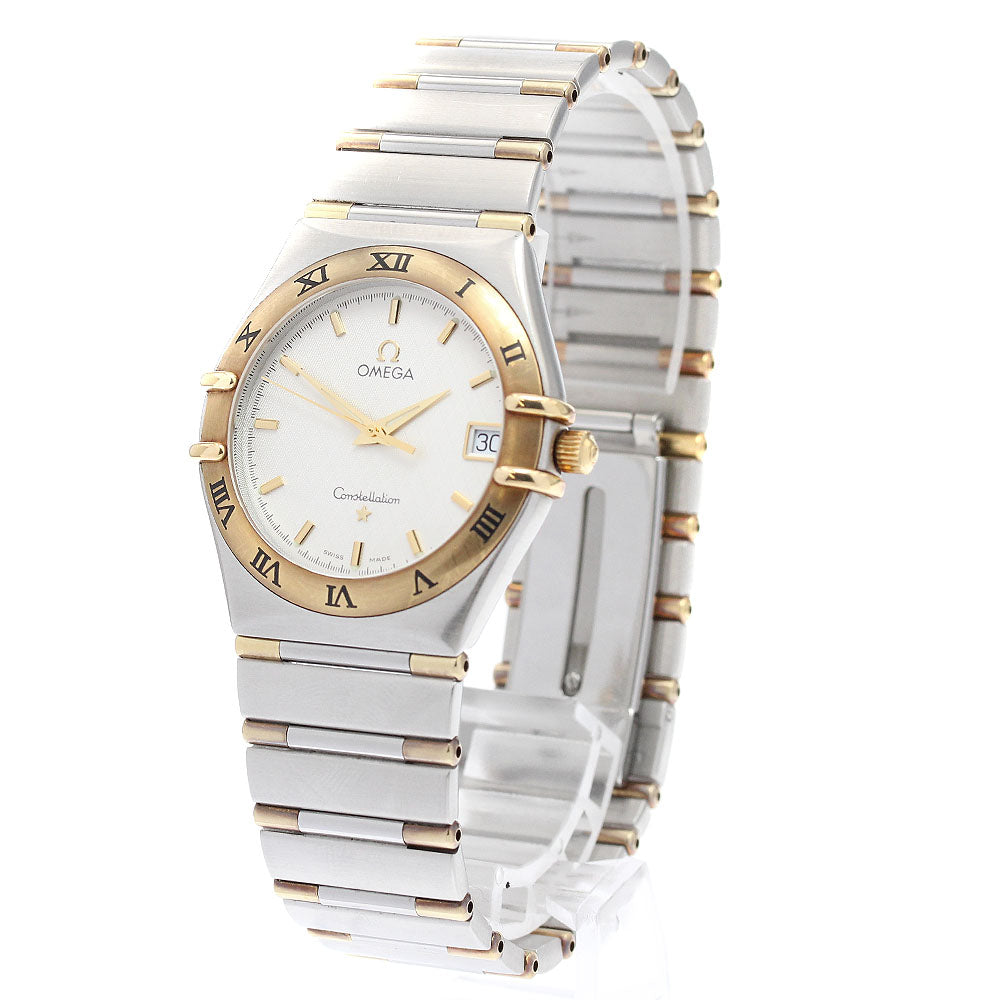 OMEGA Constellation 1312.30 date half bar Silver Dial Quartz Men's Watch_942768