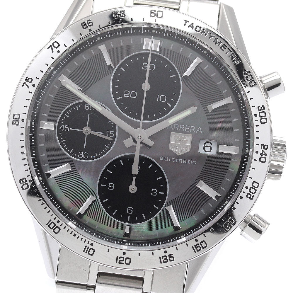 TAG HEUER Carrera Caliber 16 CV201P-0 Chronograph Date Black shell Dial Automatic Men's Watch_942770