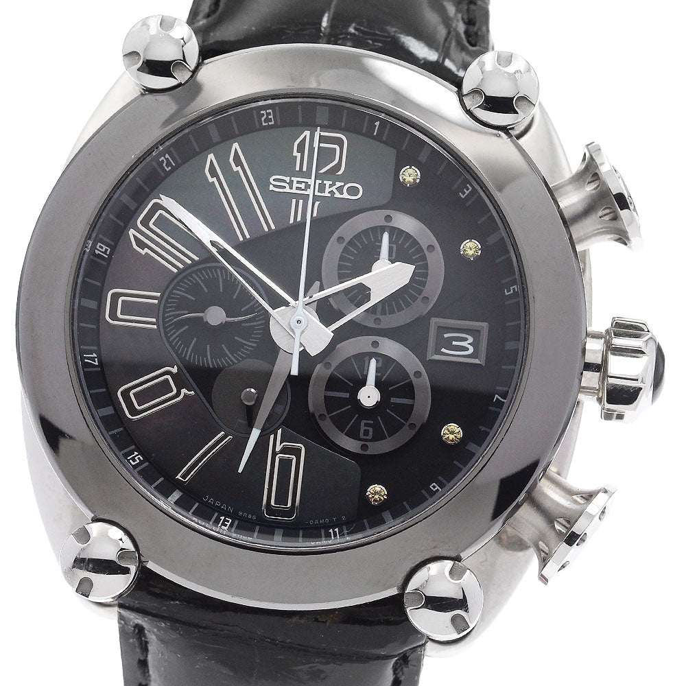 SEIKO Galante SBLA091/5R86-0AR0 10th Anniversary Limited Edition Black Panther Black / black shell Dial Spring drive Men's Watch_942803