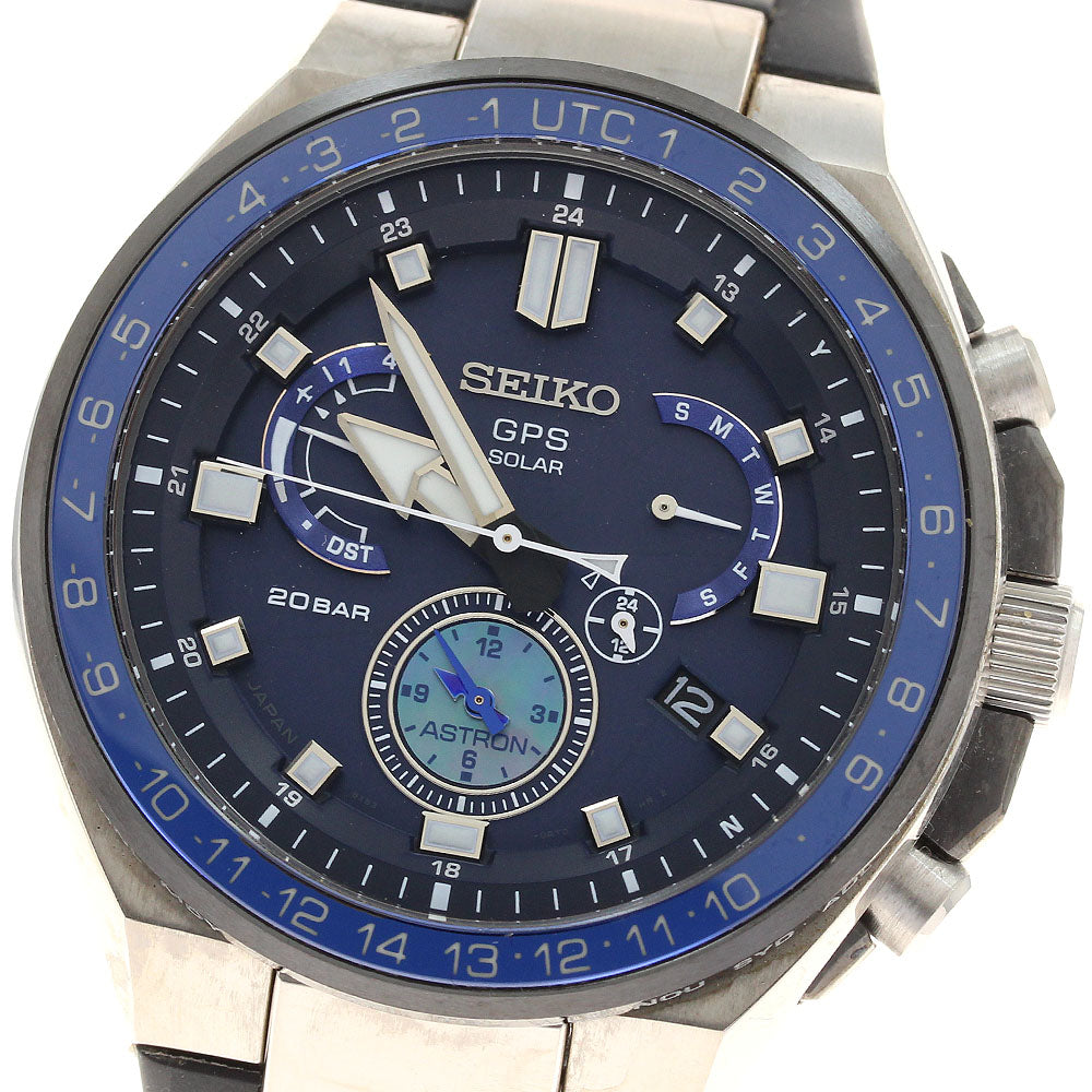 SEIKO Astron SBXB167/8X53-0BB0-2 GPS Solar Powered Radio Men's Watch_942813