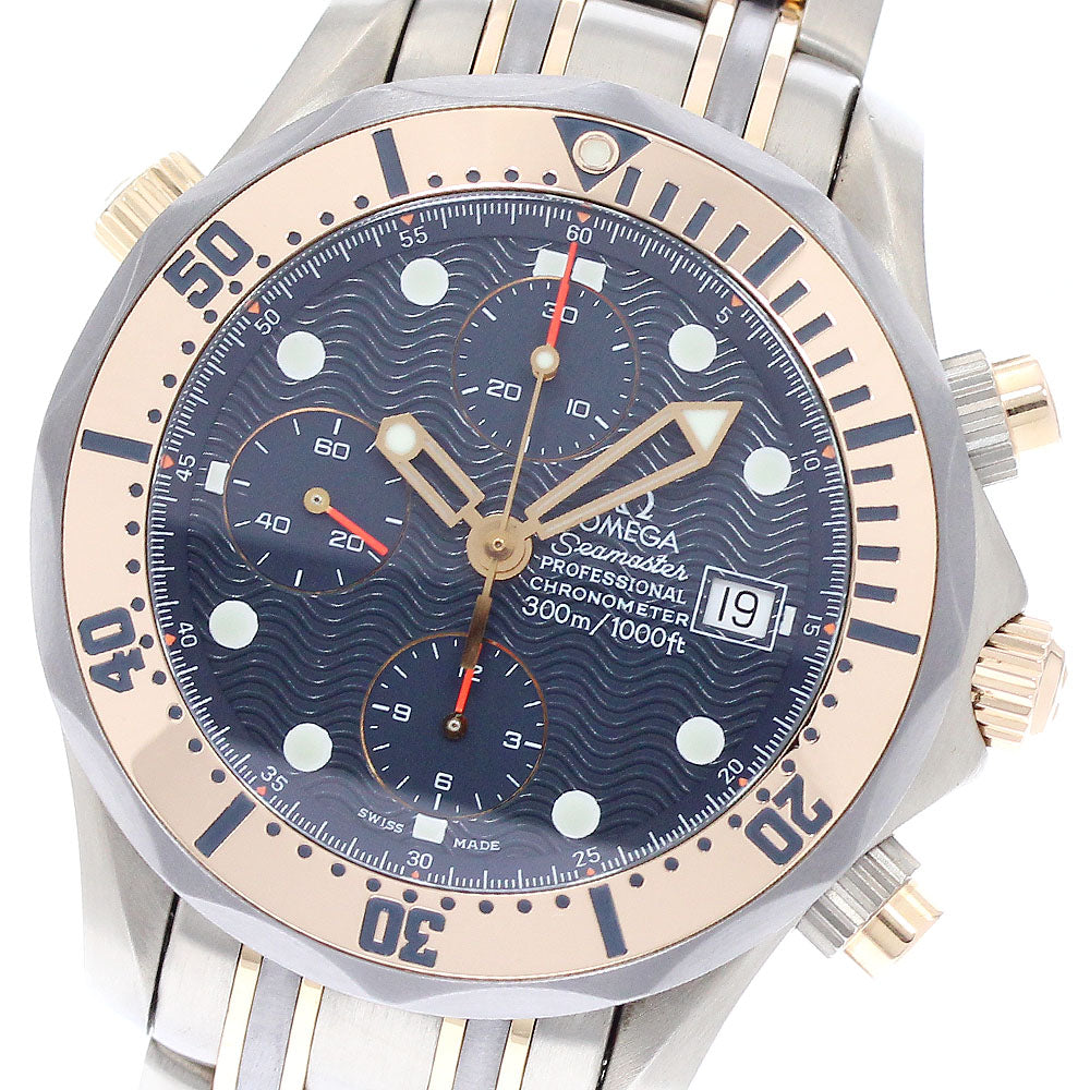 OMEGA Seamaster 300 Chronograph 2296.80 Navy Dial Automatic Men's Watch_942840