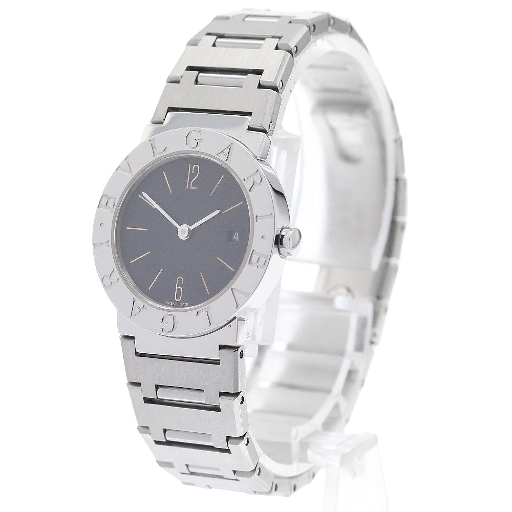 BVLGARI BVLGARIBVLGARI BB26SS Date Black Dial Quartz Ladies Watch_942845