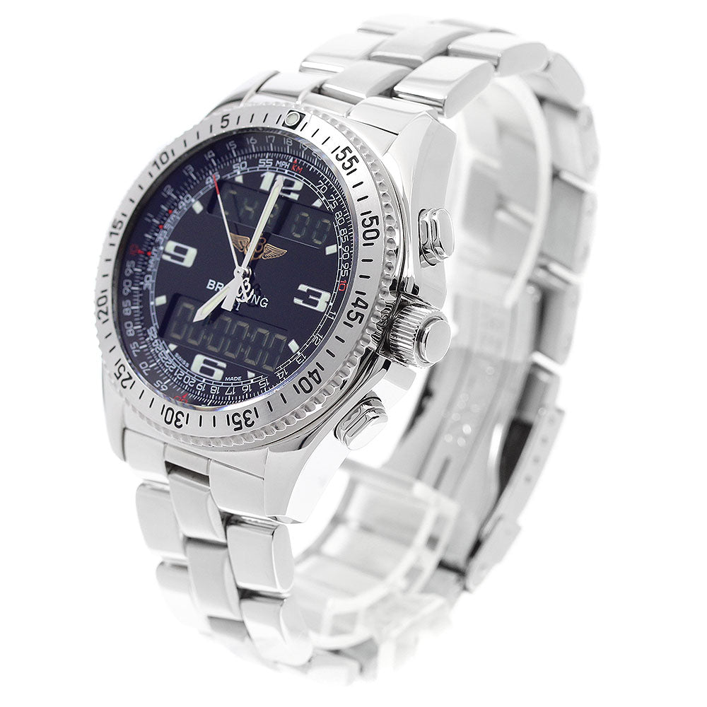 BREITLING B-1 A68362 Chronograph black Dial Quartz Men's Watch_942847