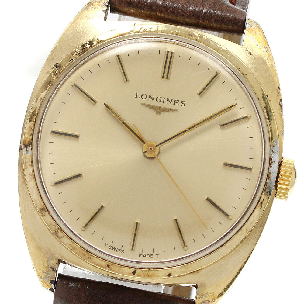 LONGINES vintage gold Dial Hand Winding Men's Watch_942853