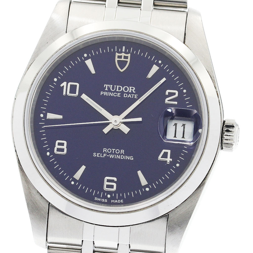 TUDOR Prince Date 74000N Blue Dial Automatic Boy's Watch_942881
