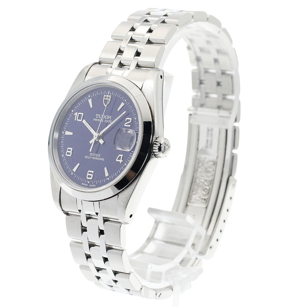 TUDOR Prince Date 74000N Blue Dial Automatic Boy's Watch_942881