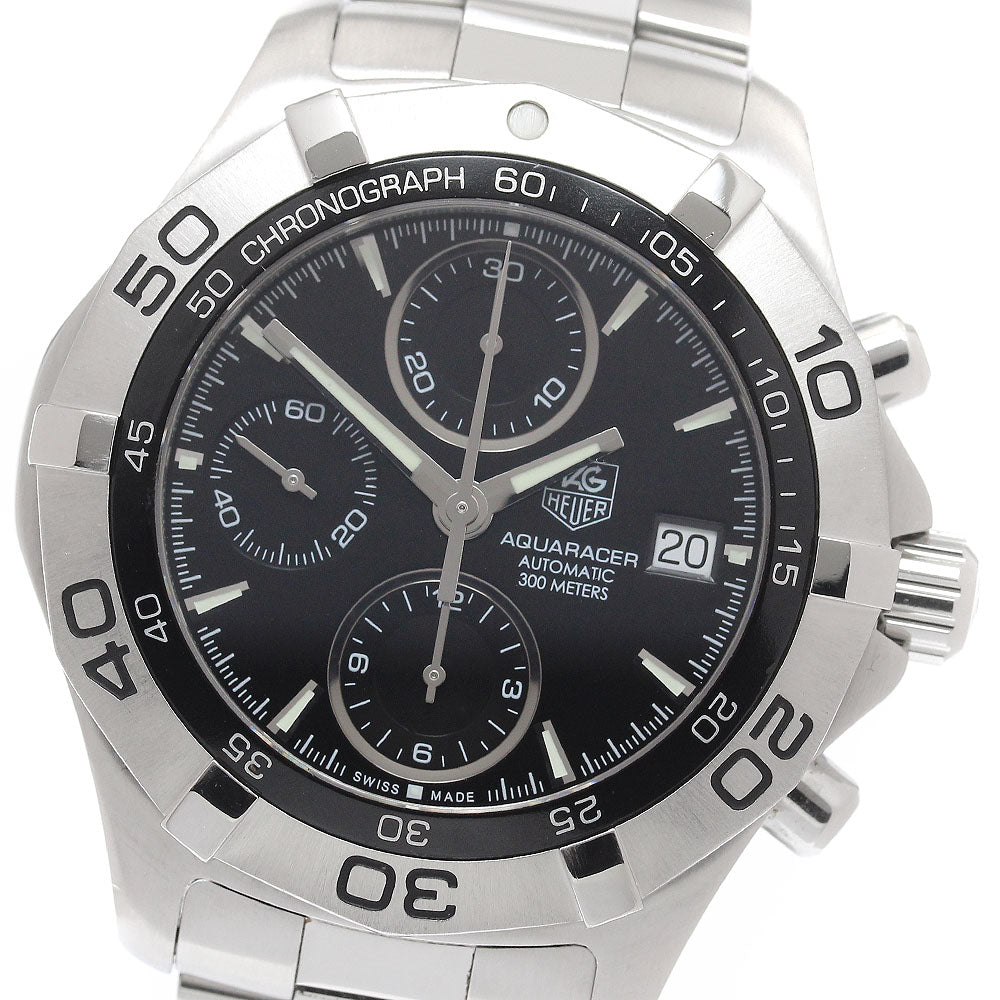 TAG HEUER Aqua racer CAF2110 Chronograph black Dial Automatic Men's Watch_942887