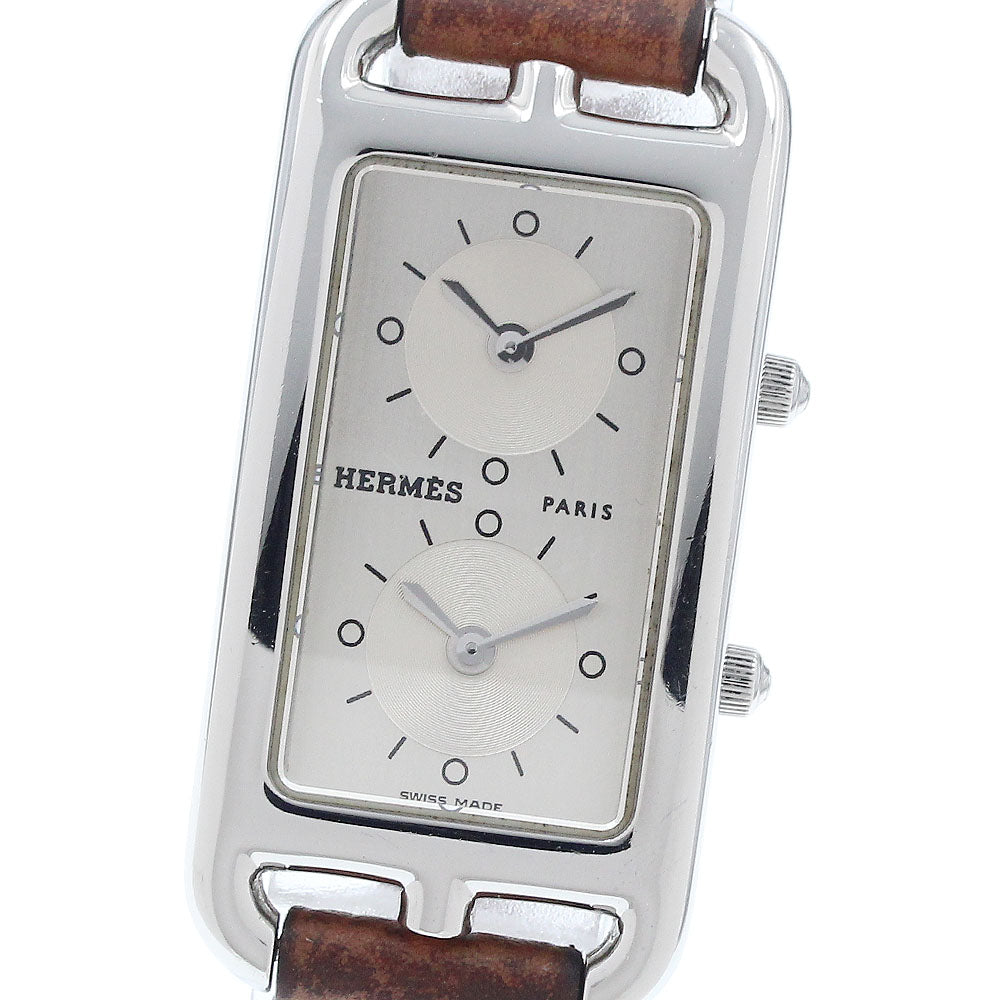 HERMES Cape Cod Duzon CC3-210 Silver Dial Quartz Ladies Watch_942904