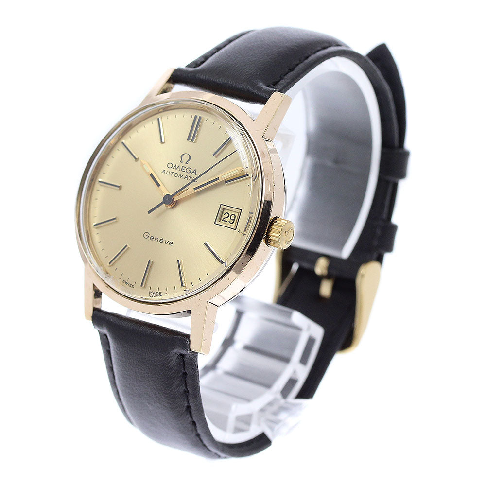 OMEGA Geneve 166.0163 Date Cal.1012 Gold Dial Automatic Men's Watch_942910