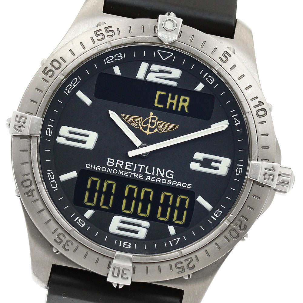 BREITLING Aerospace E75362 black Dial Quartz Men's Watch_942924