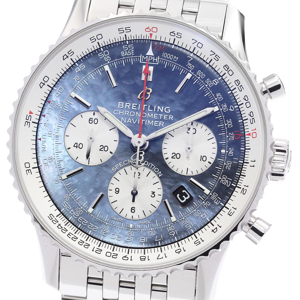 BREITLING Navitimer 01 Chronograph 43 AB0121 Date Black shell Dial Automatic Men's Watch_942925