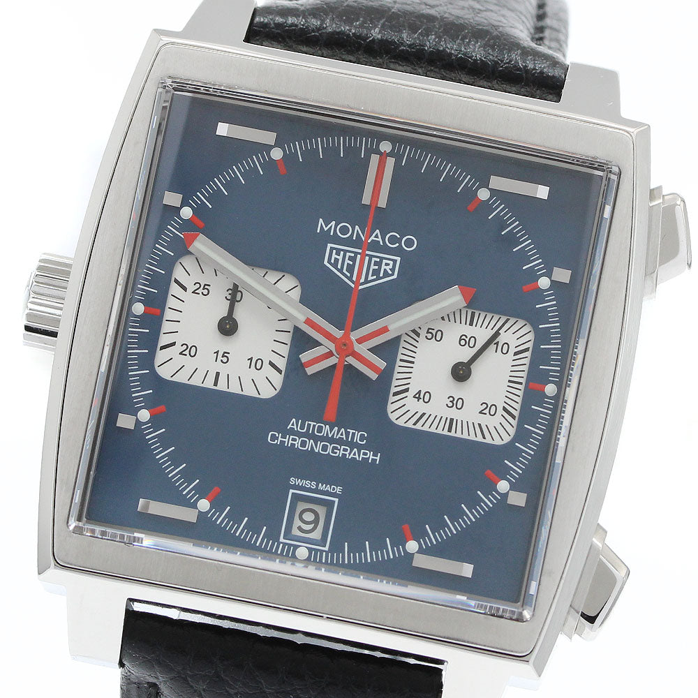 TAG HEUER Monaco CAW211P Chronograph Navy / Silver Dial Automatic Men's_942974
